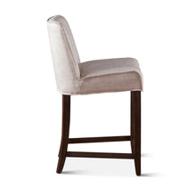 Load image into Gallery viewer, Beige Linen Counter Stool