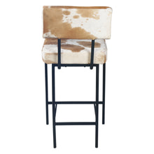 Load image into Gallery viewer, Brown Hair on Hide Counter Stool