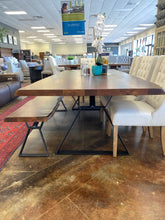 Load image into Gallery viewer, 106” Live Edge Dining Table