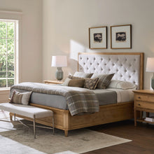 Load image into Gallery viewer, Brindle Upholstered King Bed
