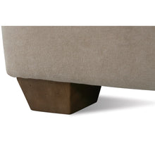 Load image into Gallery viewer, Lilah 89” Quick Ship Bench Cushion Sofa - Fawn Brushed Velvet
