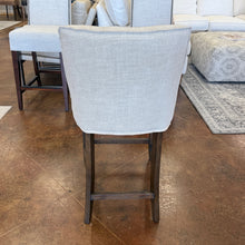 Load image into Gallery viewer, Beige Linen Counter Stool

