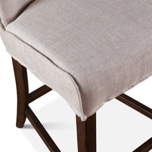 Load image into Gallery viewer, Beige Linen Counter Stool
