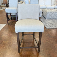 Load image into Gallery viewer, Beige Linen Counter Stool
