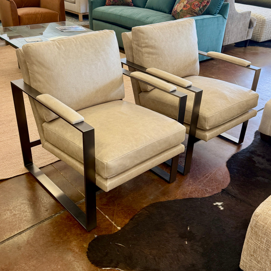 Leather Accent Chair