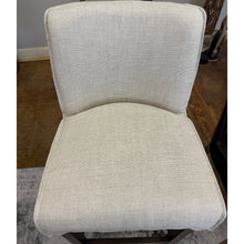 Load image into Gallery viewer, Beige Linen Counter Stool
