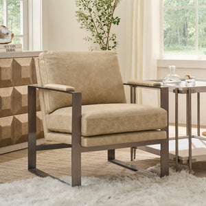 Leather Accent Chair