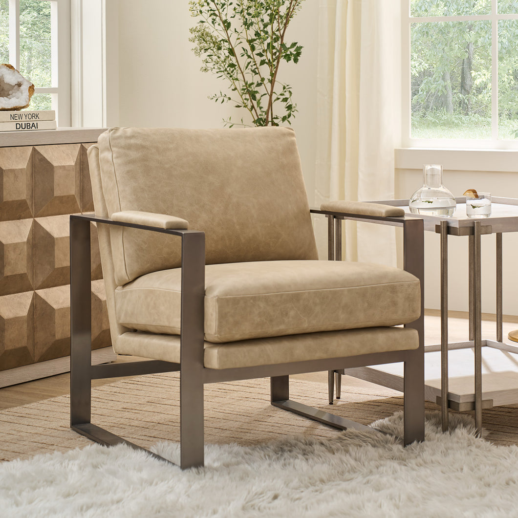 Leather Accent Chair