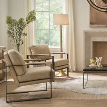 Load image into Gallery viewer, Leather Accent Chair
