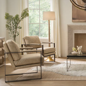 Leather Accent Chair