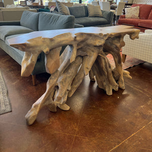 59" Root Console Table Natural