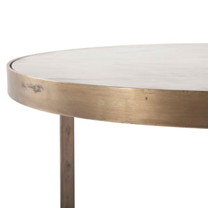 White Marble Nesting Coffee Table