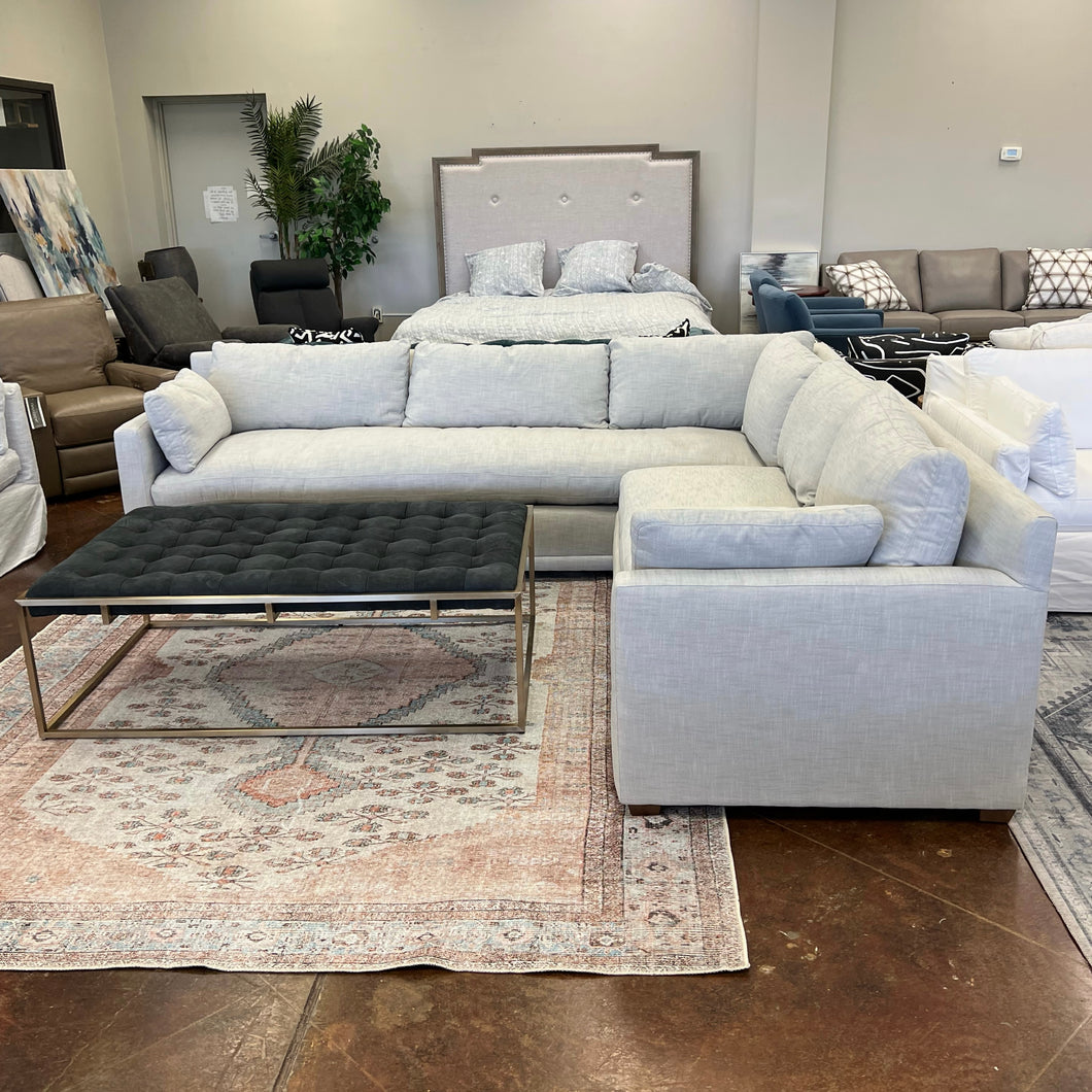 Sylvie 116” x 110” Bench Seat Sectional