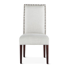 Load image into Gallery viewer, Jones Dining Chair Off-White with Dark Legs
