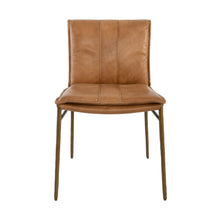 Load image into Gallery viewer, Tan Leather Dining Chair
