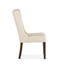 Load image into Gallery viewer, Lara Dining Chair Off-White with Dark Legs
