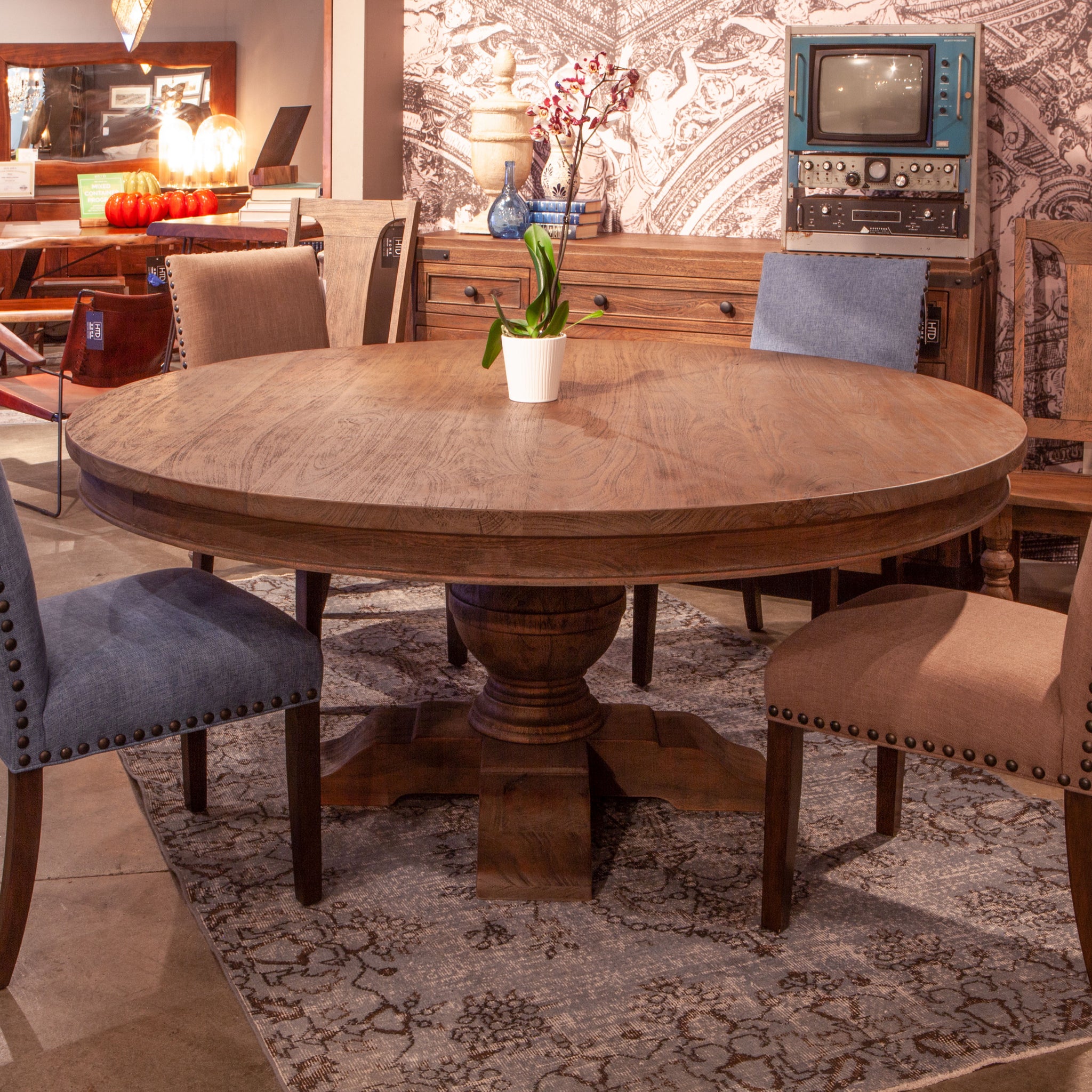 Colonial Plantation 60” Round Dining Table – Christian Street Furniture