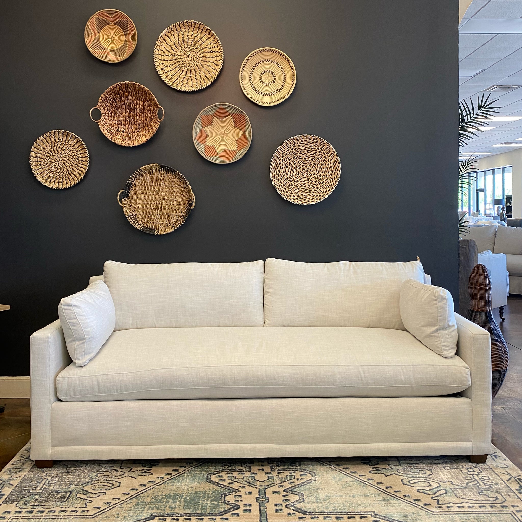 Sylvie Bench Cushion Sofa – Christian Street Furniture