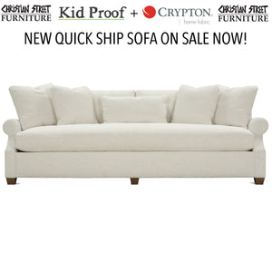 Bristol 98” Bench Cushion Sofa