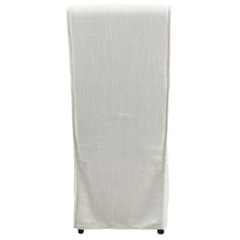 Load image into Gallery viewer, White Linen Blend Slipcover Dining Chair
